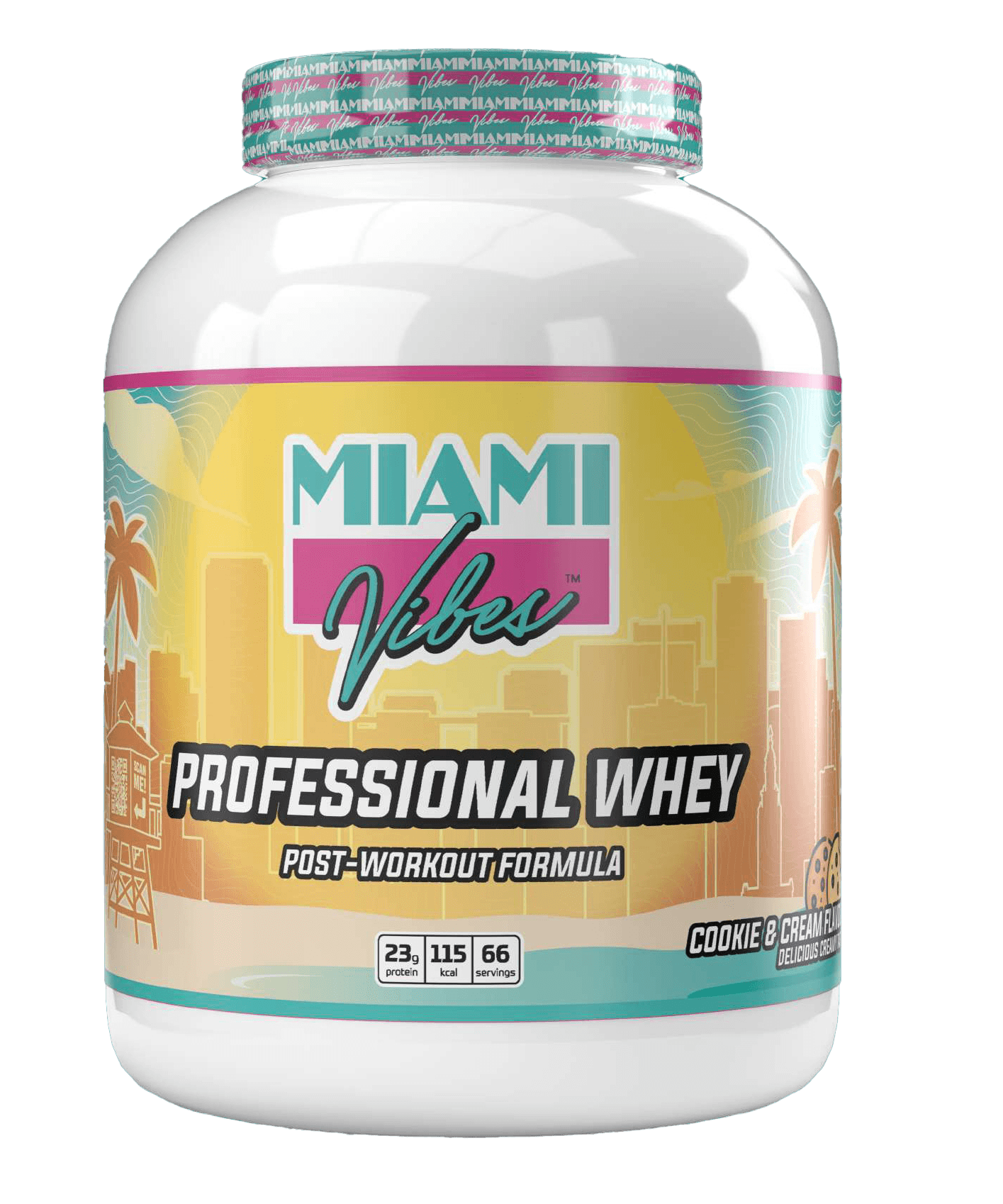 Professional Whey Post-workout Food Supplement - Miami Vibes - Image 1
